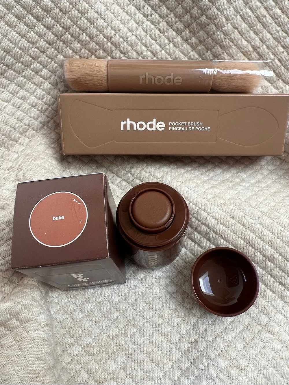 RHODE Pocket Bronze Cream Bronzer & Brush